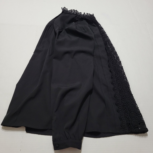 HALOGEN black long sleeve top sz xs - Picture 10 of 14